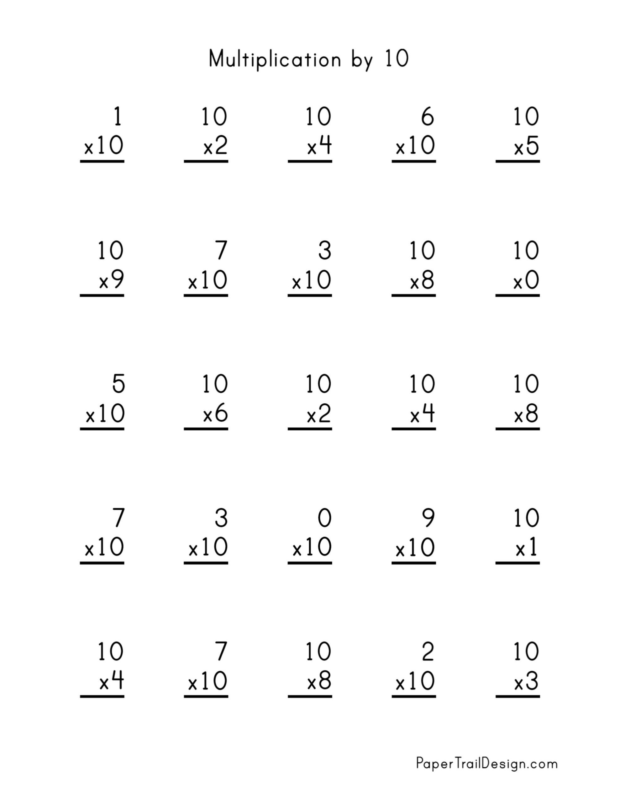 Free Multiplication Worksheets 1 12 Paper Trail Design Multiplication Worksheets Get A Free Bundle Of 11 Practice Pages