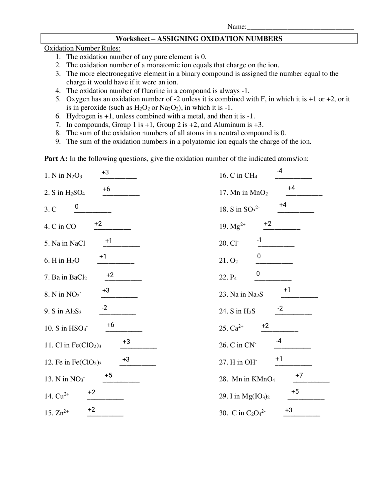 Free Oxidation Number Practice Worksheet Download Free Oxidation Number Practice Worksheet Png Images Free Worksheets On Clipart Library