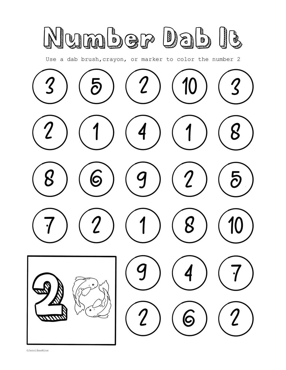 Free Preschool Printables Number 2 Jennibeemine Worksheets Library Free Preschool Printables Number 2 Jennibeemine Worksheets Library