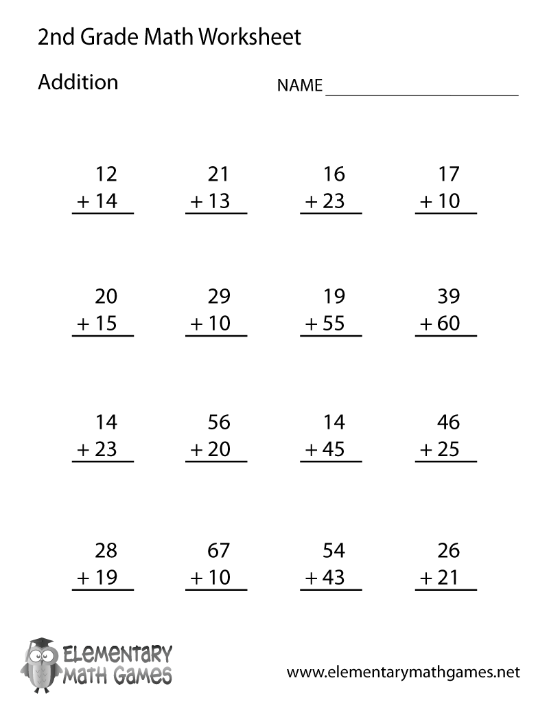 30 Printable Single Digit Addition Worksheets Preschool 2nd Grade Math Etsy