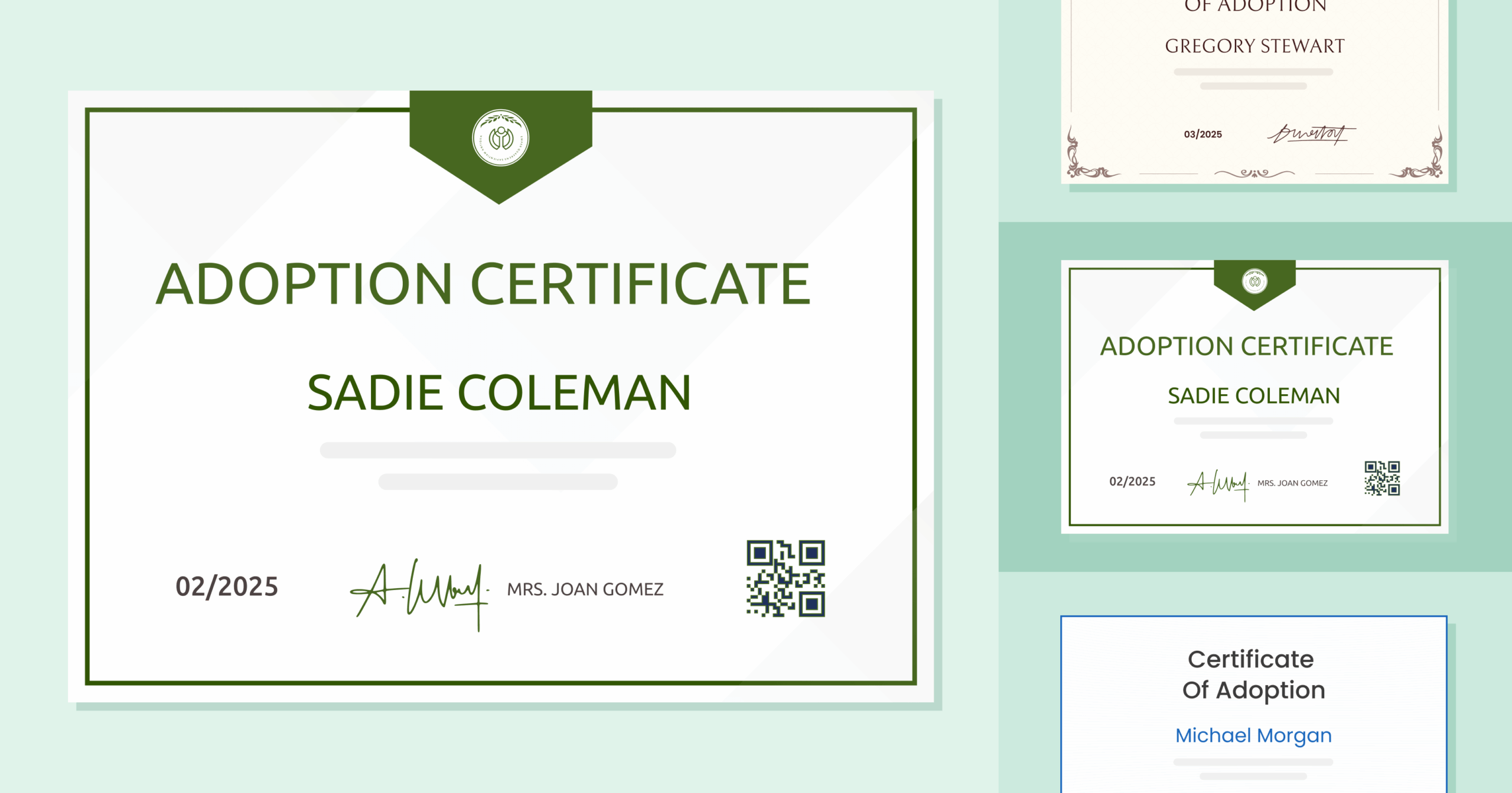Free Printable Adoption Certificate Templates