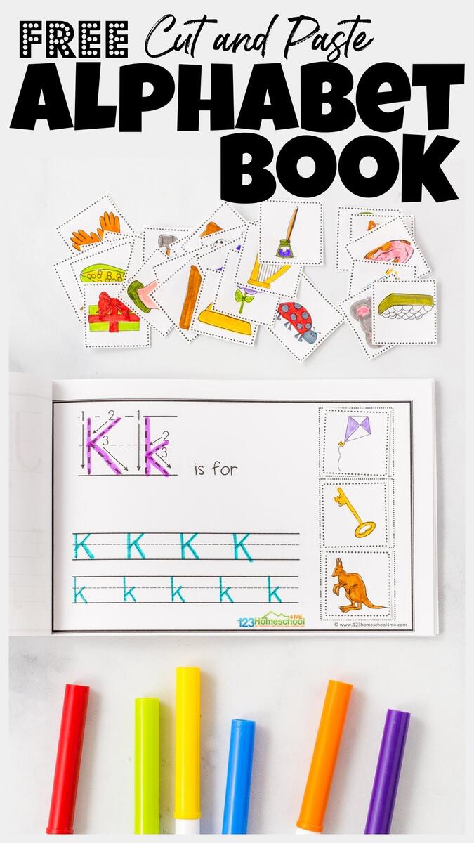 FREE Printable Alphabet Cut And Paste Letter Tracing Worksheets FREE Printable Alphabet Cut And Paste Letter Tracing Worksheets