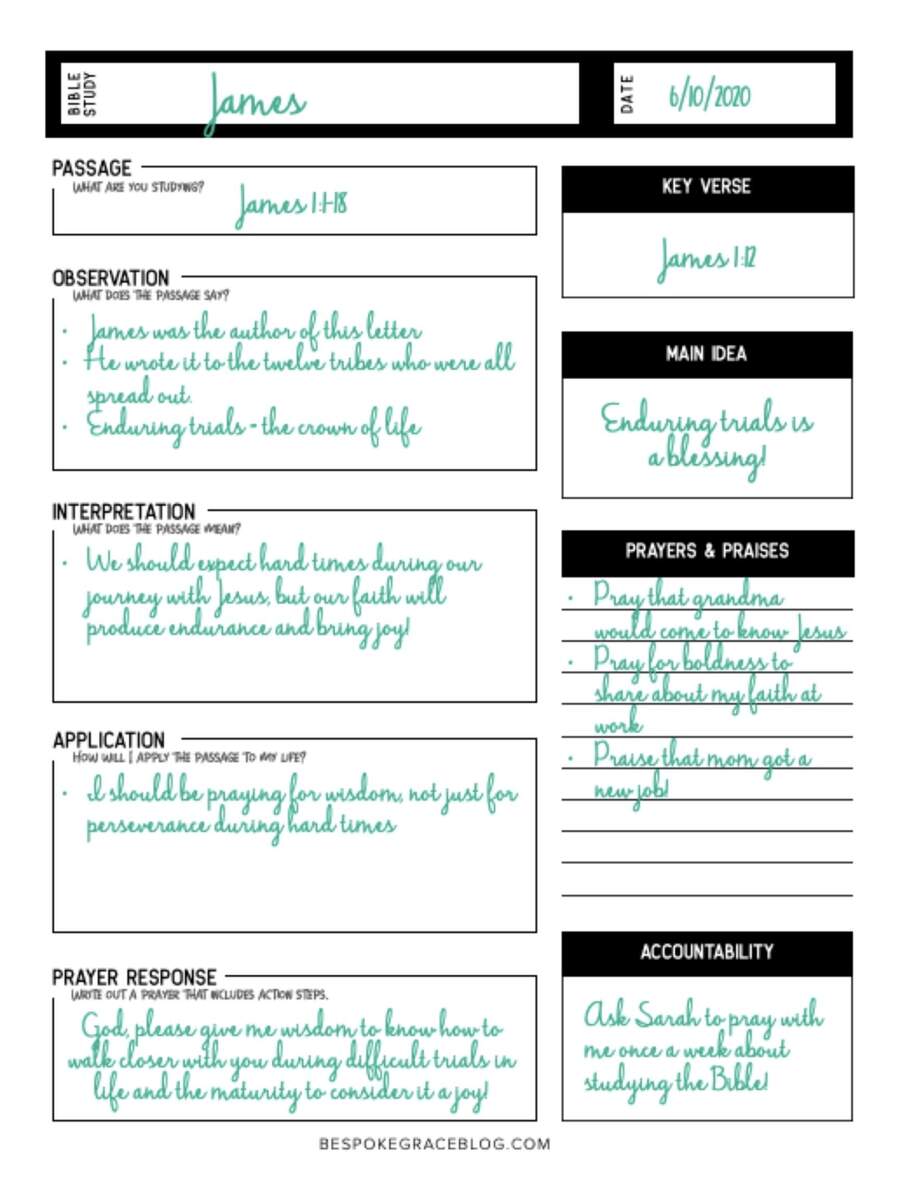 FREE Printable Bible Study Worksheet Bespoke Grace Worksheets Library