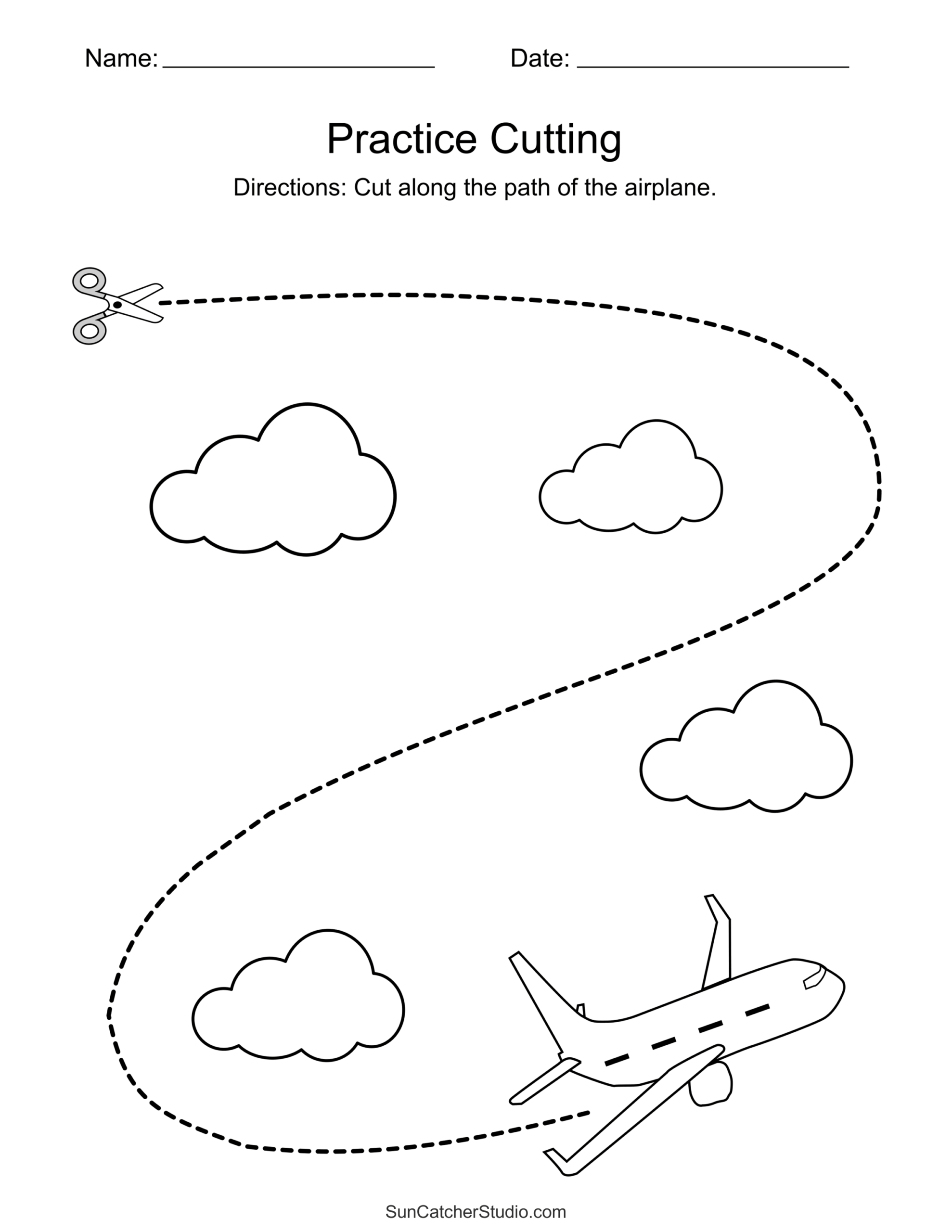 Free Printable Cutting Worksheets For Preschoolers Free Printables Lettering SVG Files Tools Apps FREE Printable Preschool Cutting Worksheets