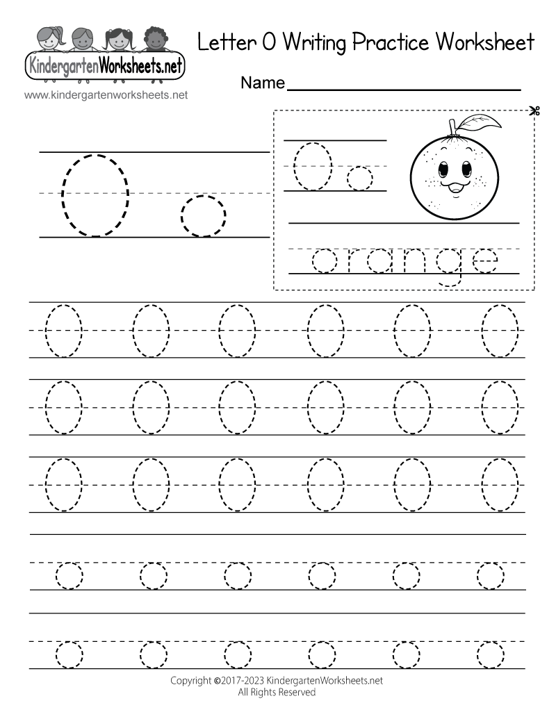 Free Printable Letter O Writing Practice Worksheet Free Custom Printable Handwriting Worksheet Templates Canva