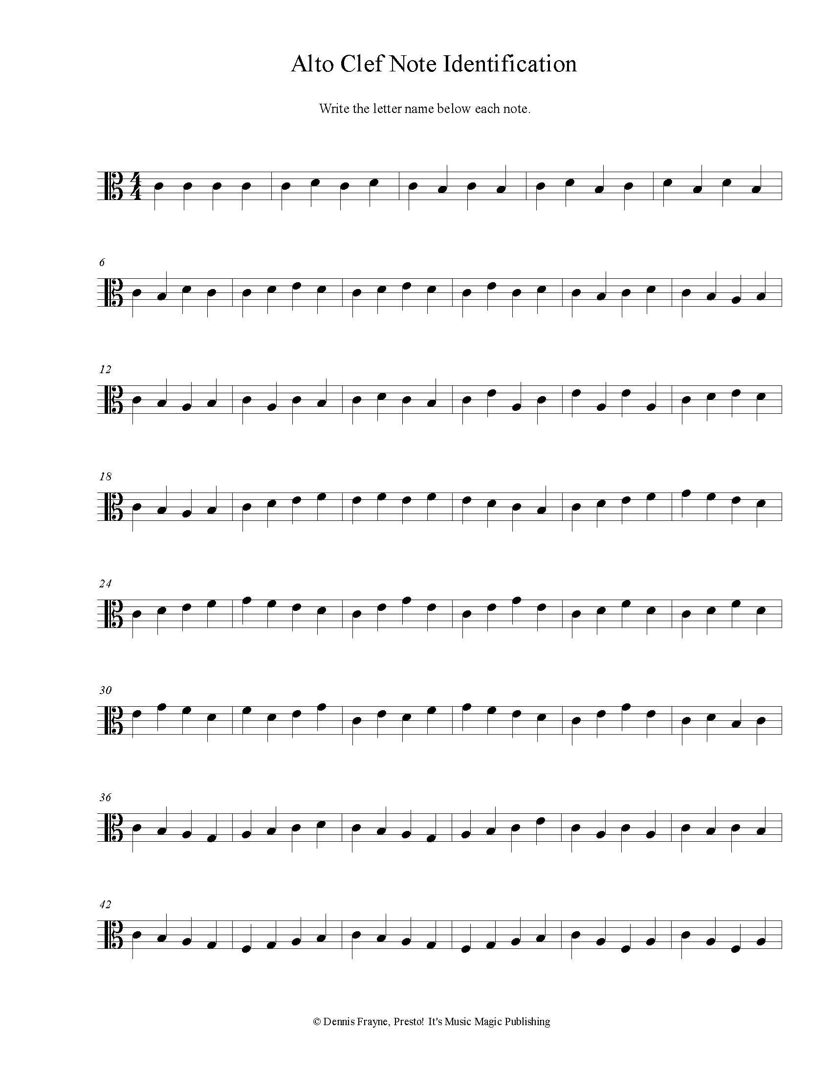 FREE Printable Music Note Naming Worksheets Presto It S Music Magic Publishing FREE Printable Music Note Naming Worksheets Presto It S Music Magic Publishing