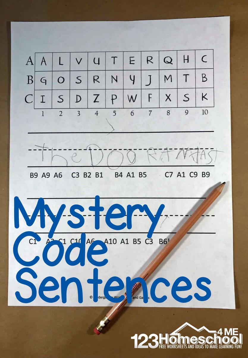 FREE Printable Secret Code For Kids Printable Worksheet You Re Going To Want Our Free Printable Secret Code Worksheets