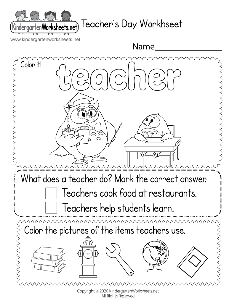 Back To School Worksheets For Kids ABCmouse