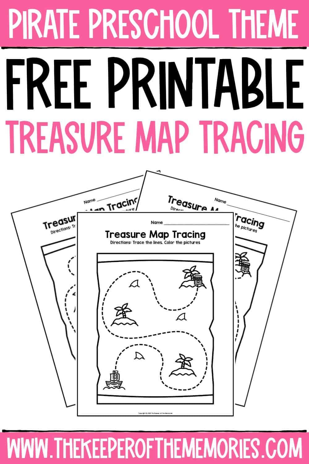 Free Printable Treasure Map Tracing Worksheets The Keeper Of The Memories Free Printable Treasure Map Tracing Worksheets The Keeper Of The Memories