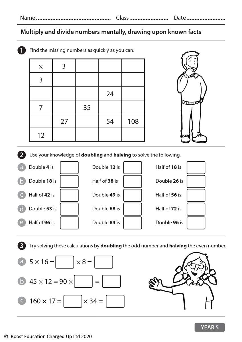 Year 5 Vocabulary Worksheets For 9 10 Year Olds PDF Pattern Etsy
