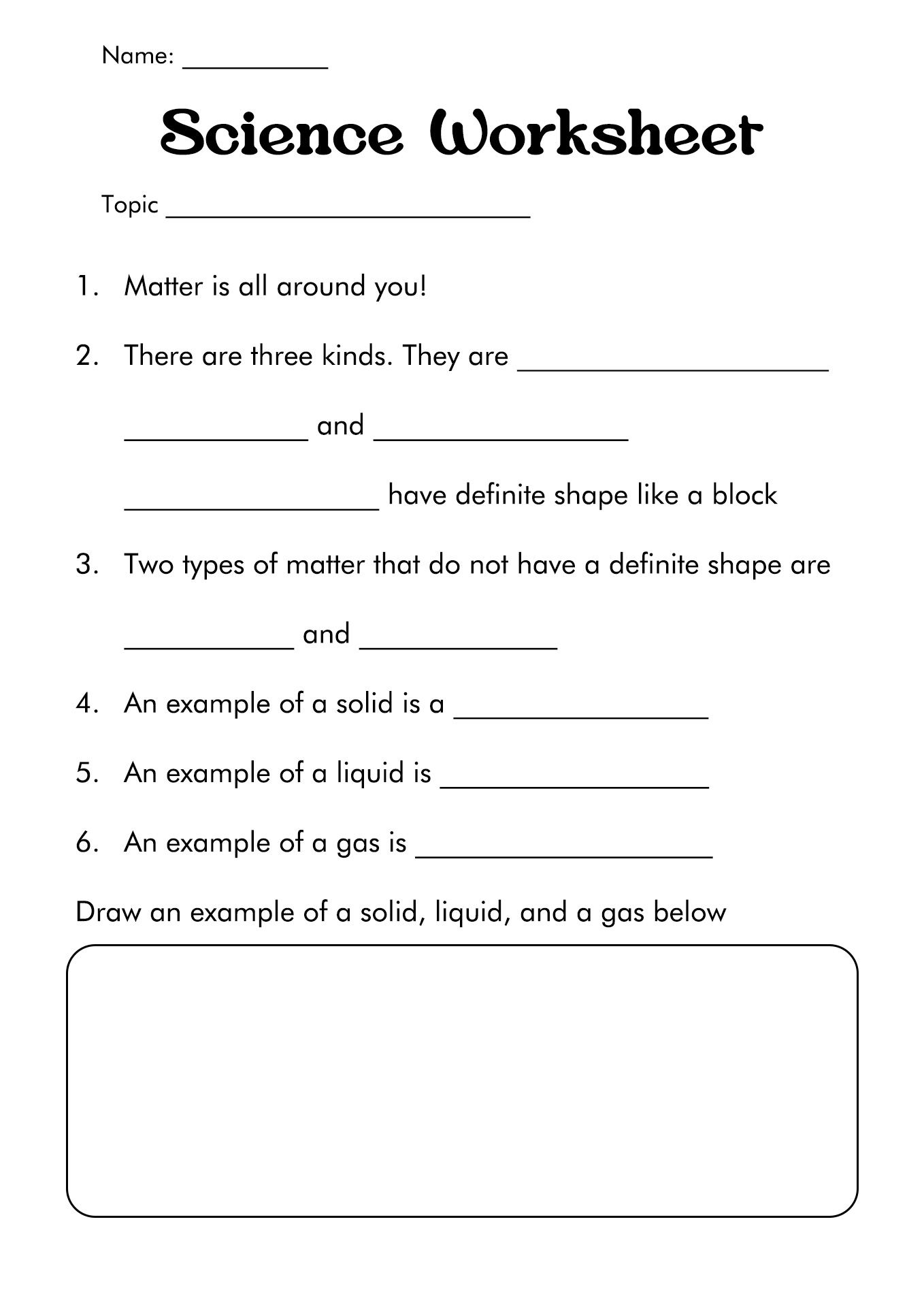 Free Science Grade 6 Worksheet Download Free Science Grade 6 Worksheet Png Images Free Worksheets On Clipart Library