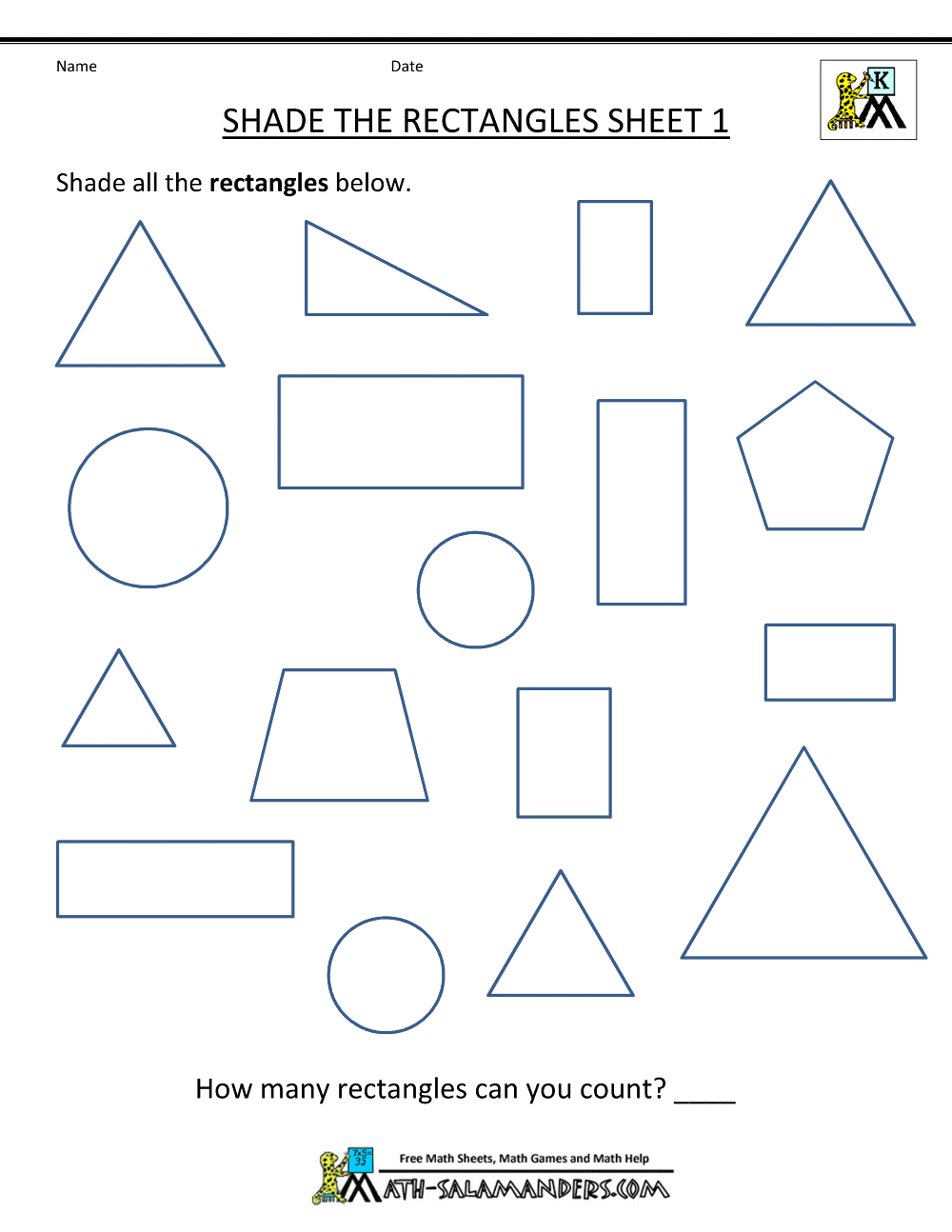 Free Shape Worksheets Kindergarten Identify 2D Shapes 2D Shapes Practice Sheets For Preschool Pre K Kindergarten Made By Teachers