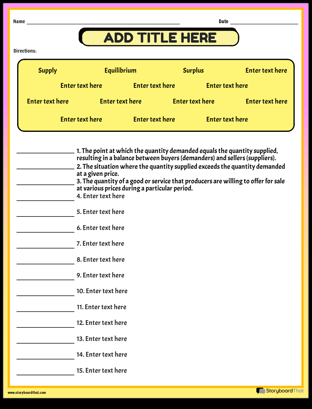 Free Supply And Demand Worksheets Practice And Activities Free Supply And Demand Worksheets Practice And Activities