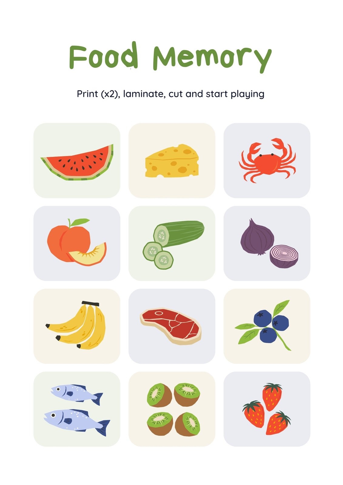 Free To Customize And Print Food Worksheet Templates Canva