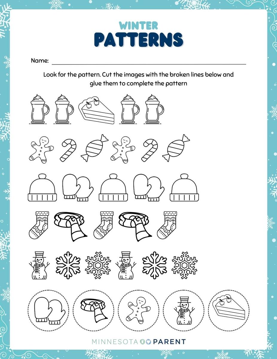 Free Winter Printables And Activity Pages For Kids Minnesota Parent Free Winter Printables And Activity Pages For Kids Minnesota Parent