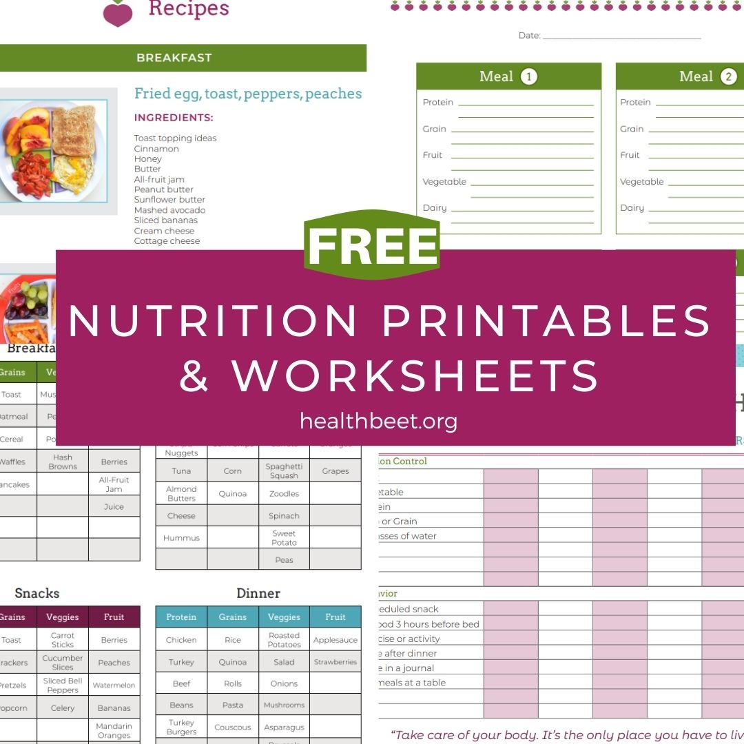 Free Worksheets And Printables Health Beet Nutrition Worksheets Free Printable Ideas And Templates