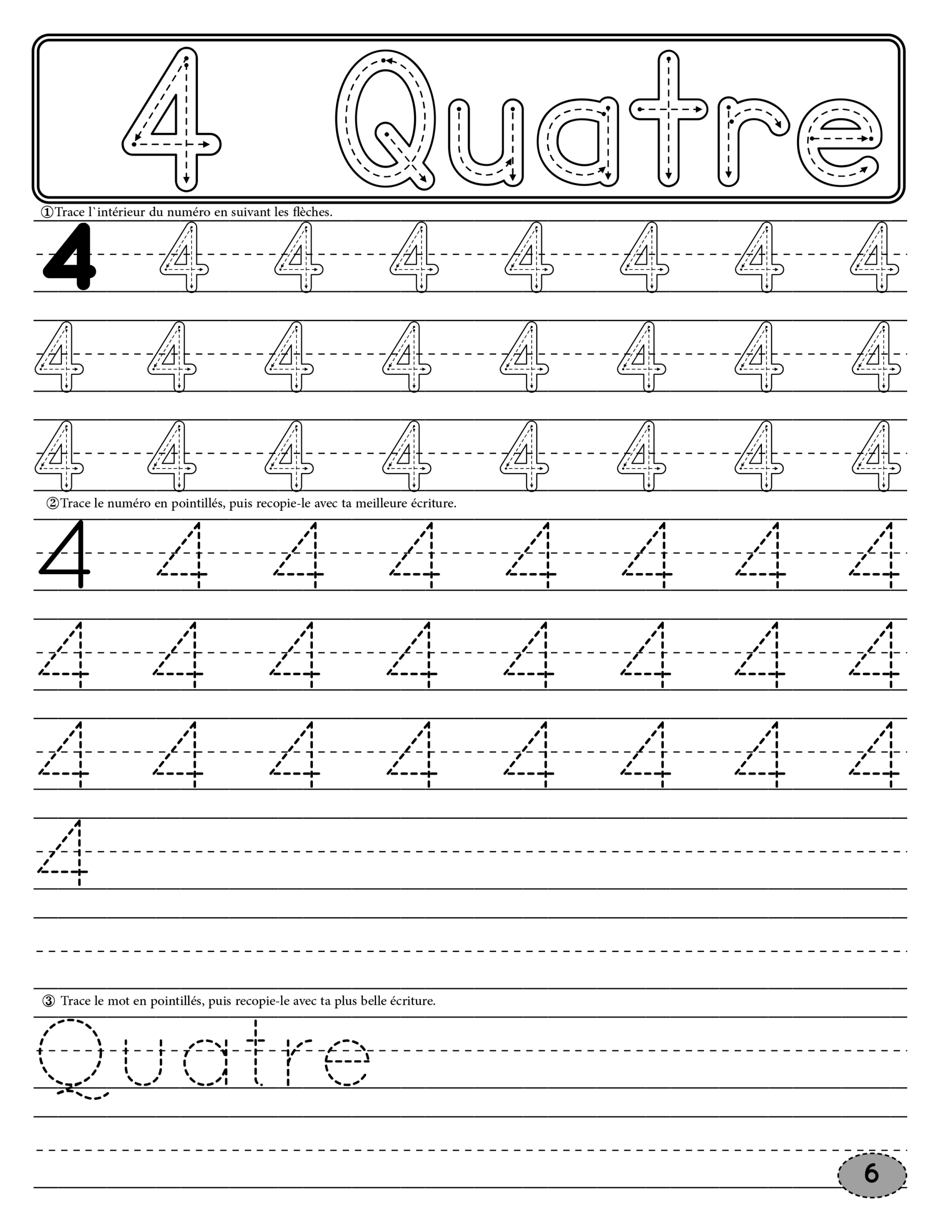 FRENCH Number Tracing Practice Worksheets Tracer Les Chiffres 0 100 Made By Teachers