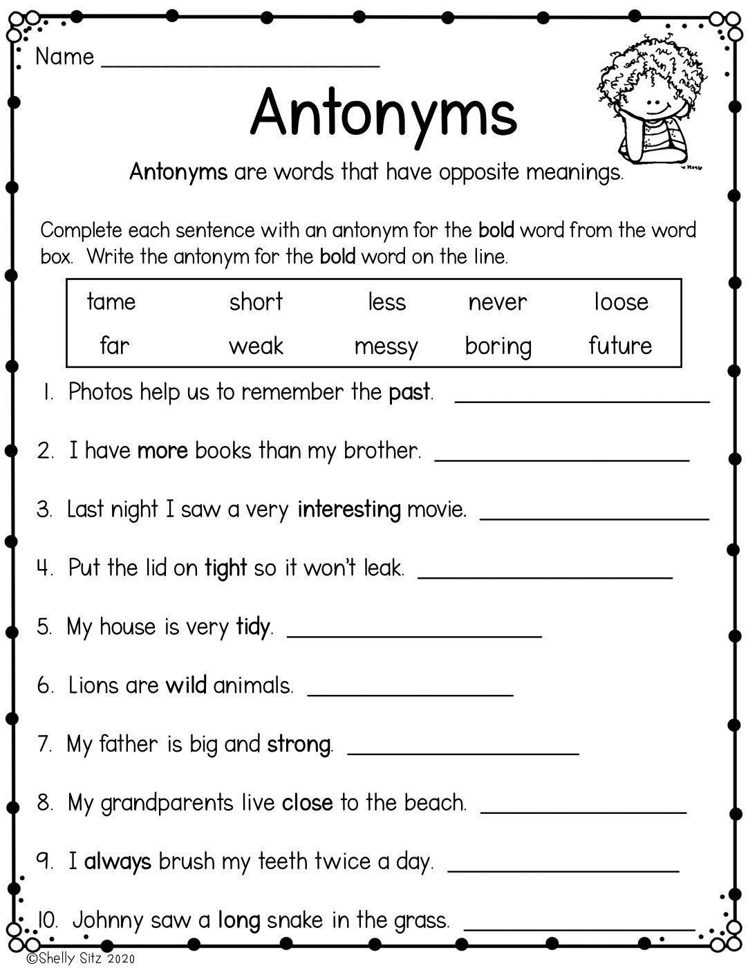 Fun Activities For Teaching Antonyms And Synonyms Second Grade Teaching Blog Printable Kindergarten Synonyms And Antonyms Worksheets Download