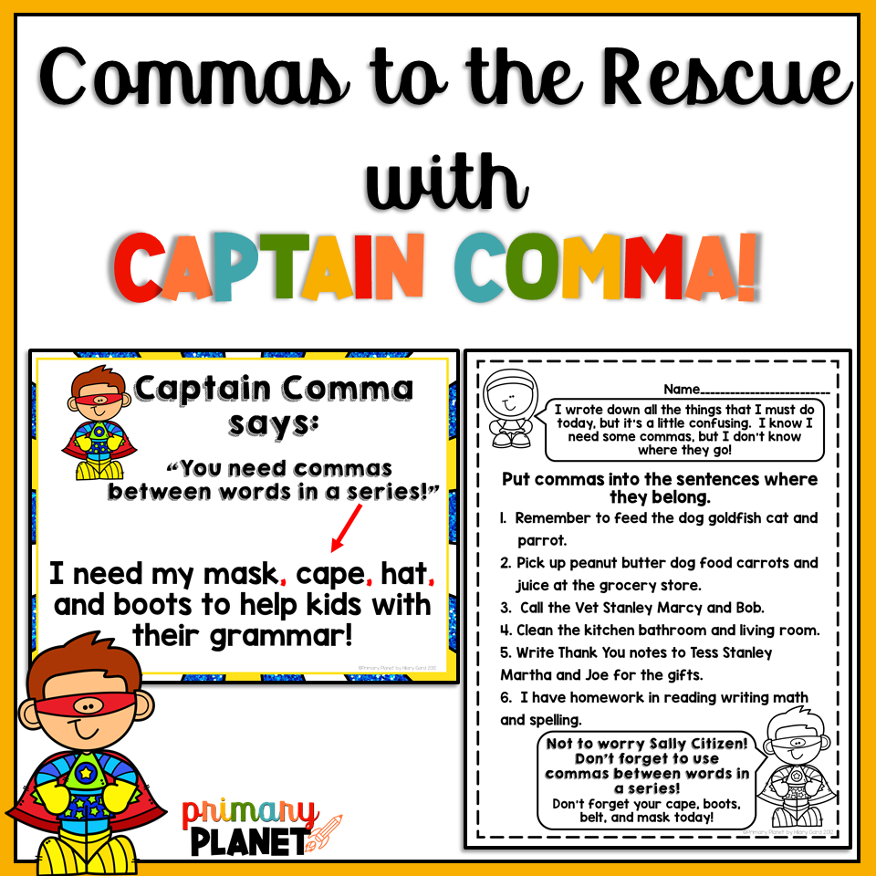 FUN Comma Use Comma Activities Comma Use Posters And Worksheets Primary Planet FUN Comma Use Comma Activities Comma Use Posters And Worksheets Primary Planet