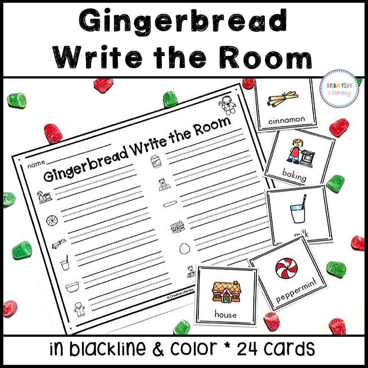 Gingerbread Write The Room Activity Classful Gingerbread Write The Room Activity Classful