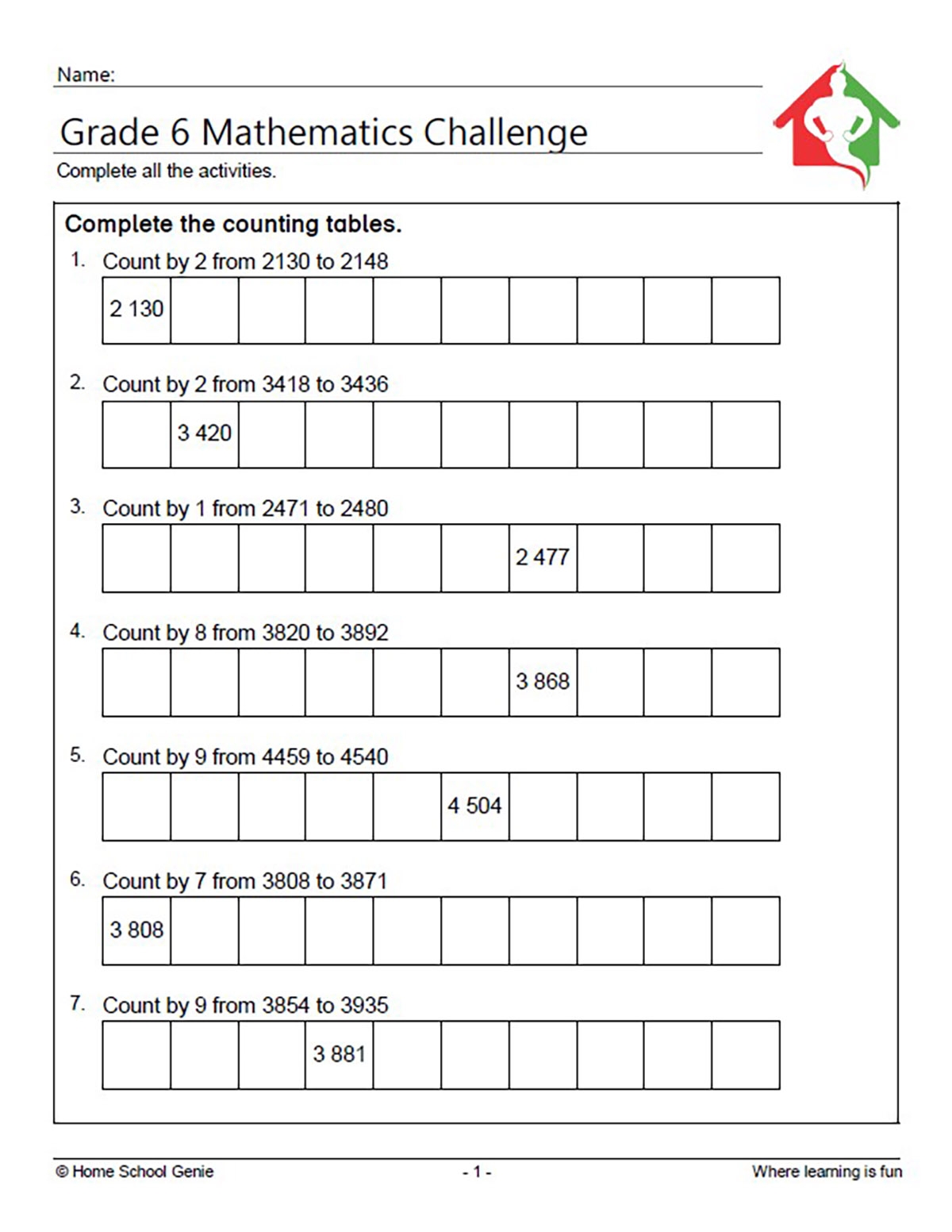GRADE 6 MATH CHALLENGE FULL YEAR REVISION 15 PAGES WORKSHEETS Worksheets Library GRADE 6 MATH CHALLENGE FULL YEAR REVISION 15 PAGES WORKSHEETS Worksheets Library