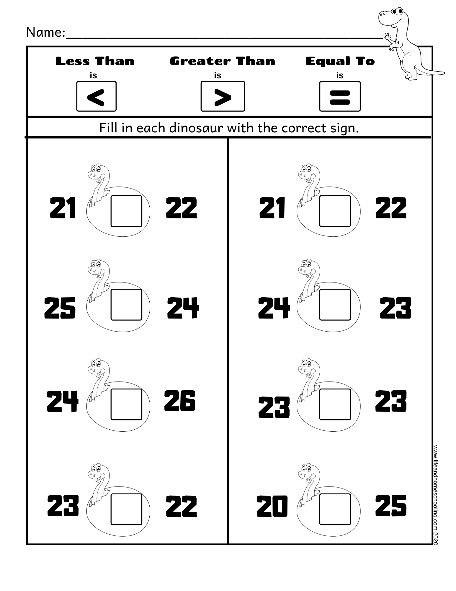 Great Than Less Than Catholic Worksheet TheCatholicKid