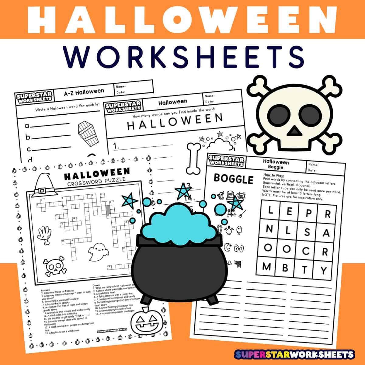Halloween Worksheets Free Printables Superstar Worksheets