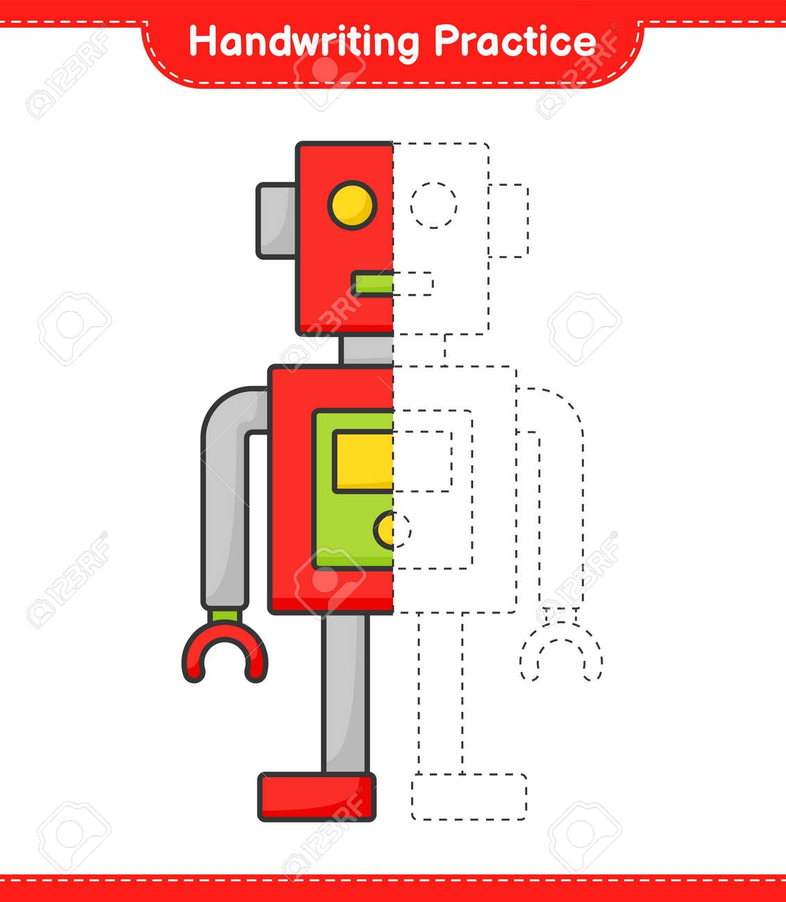 Free Printable I Spy Robots Activity Paper Trail Design