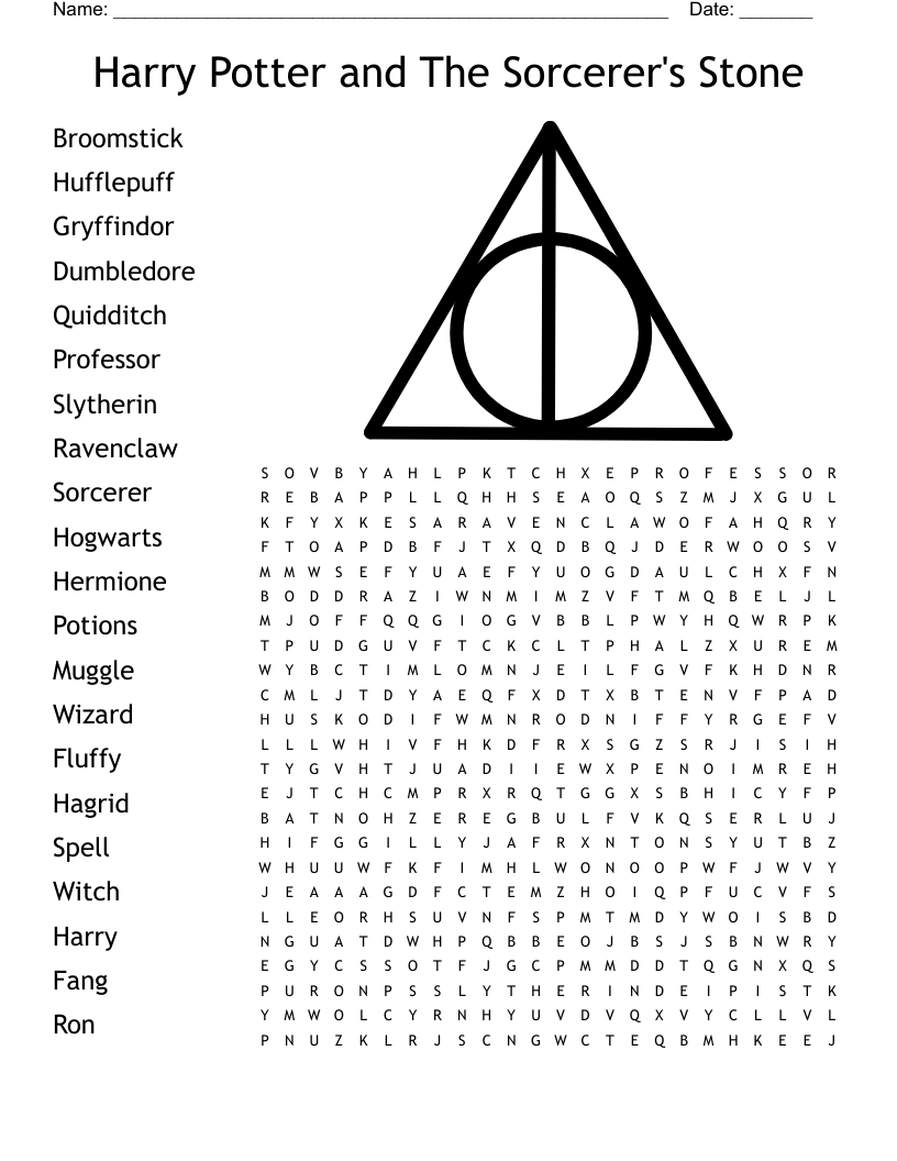 Harry Potter Worksheet WordMint