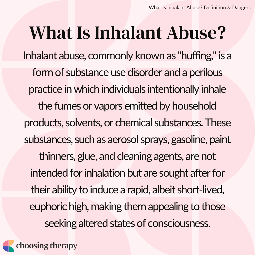 Inhalant Abuse What You Need To Know