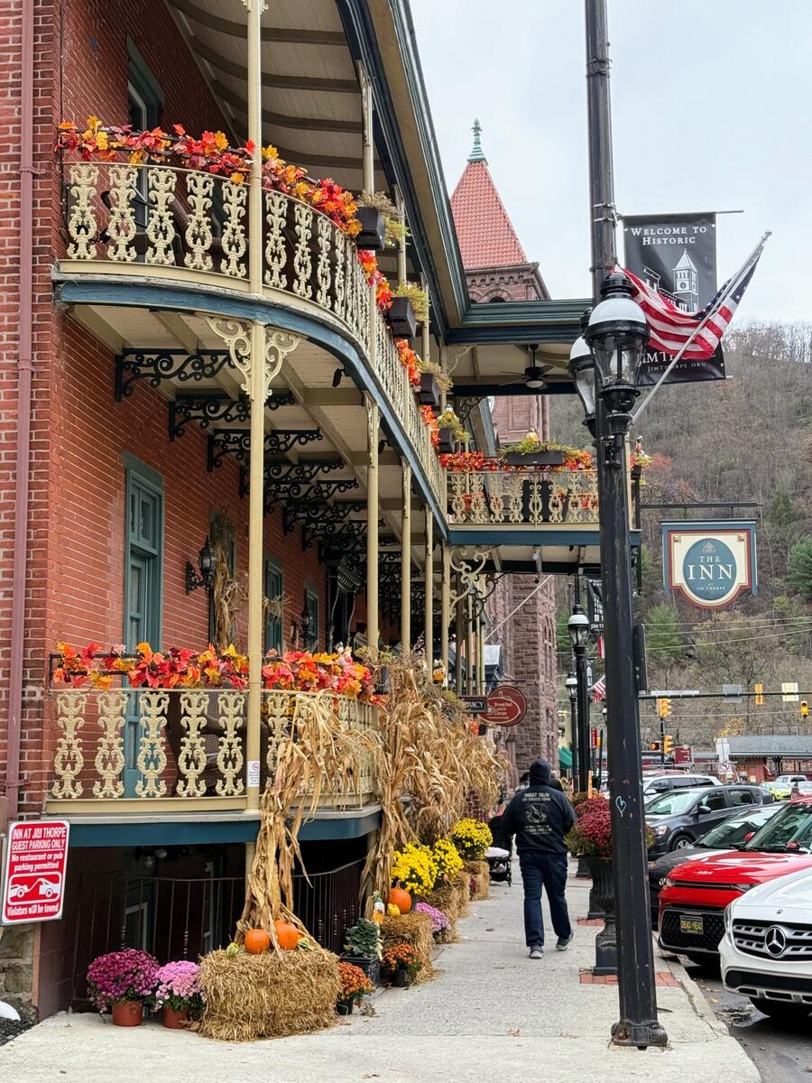 Jim Thorpe In November A Sprinkle Of Life Jim Thorpe In November A Sprinkle Of Life