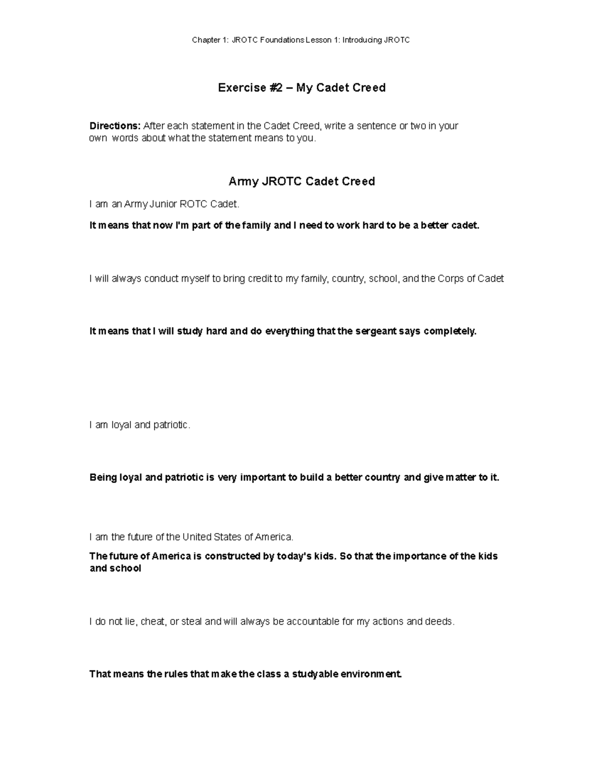 Junior Reserve Officer Training Corps Rotc Ribbons Chart Fill Out Sign Online And Download PDF Templateroller