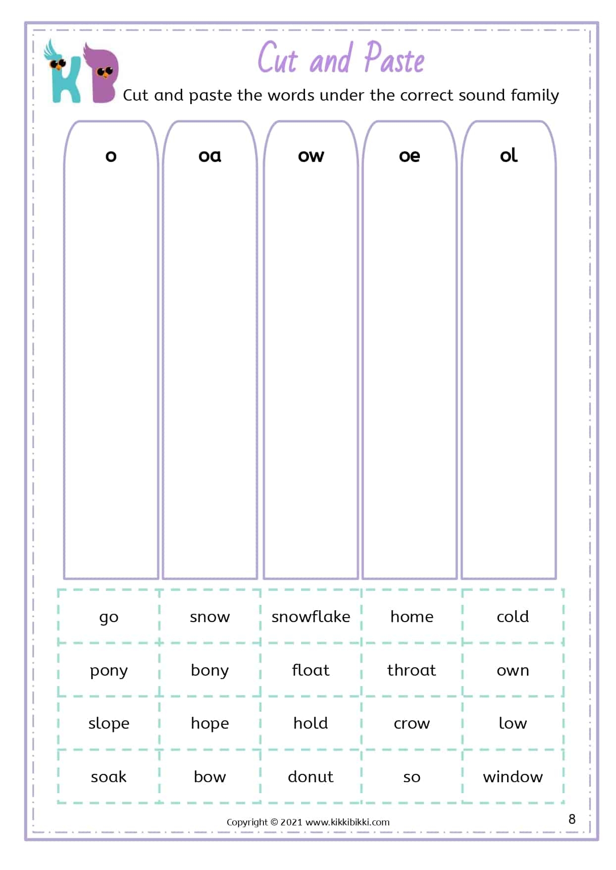 Learn To Spell Oa Ow Oe Ol Words Free Printable Worksheets Worksheets Library Learn To Spell Oa Ow Oe Ol Words Free Printable Worksheets Worksheets Library
