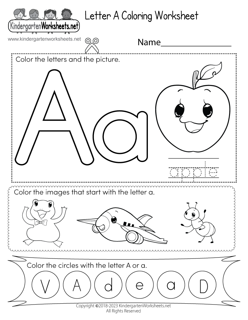 Letter A Coloring Worksheet Free Printable Digital PDF Missing Letter Worksheets Free Printables Doozy Moo