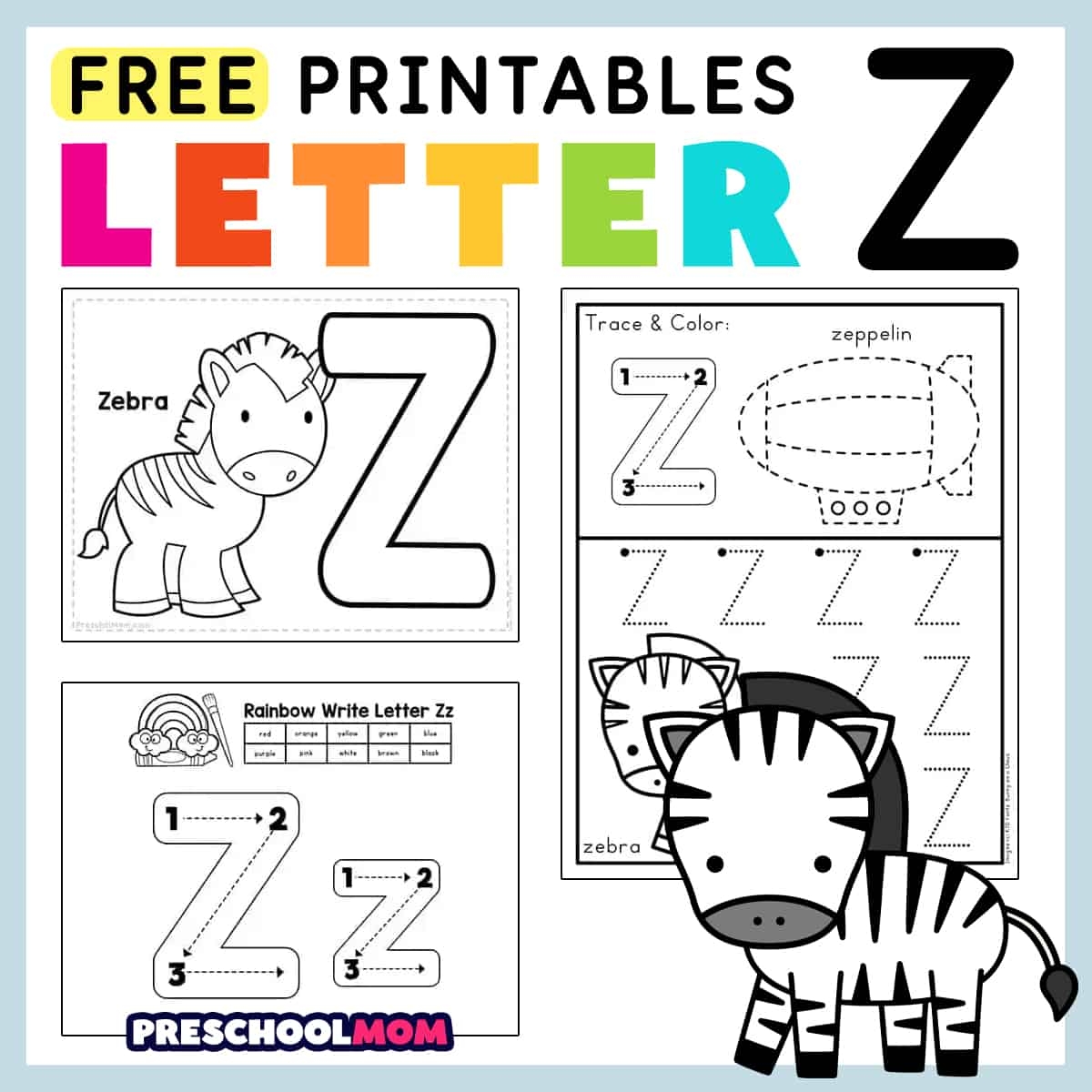 Letter Z Preschool Printables Preschool Mom Free Alphabet Do A Dot Printables Worksheets Letter Z Mermaid Themed Sly Spoon