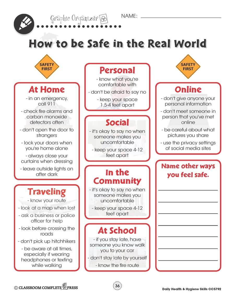 Life Skills Community Safety Signs Printable Worksheets Special Worksheets Library Free Community Signs Task Box Simply Special Ed
