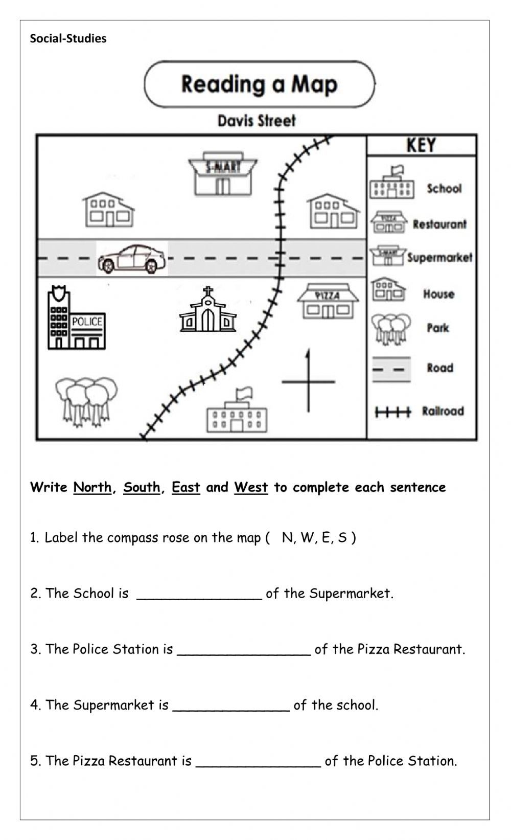 Free Printable Map Skills Worksheets For Homeschool