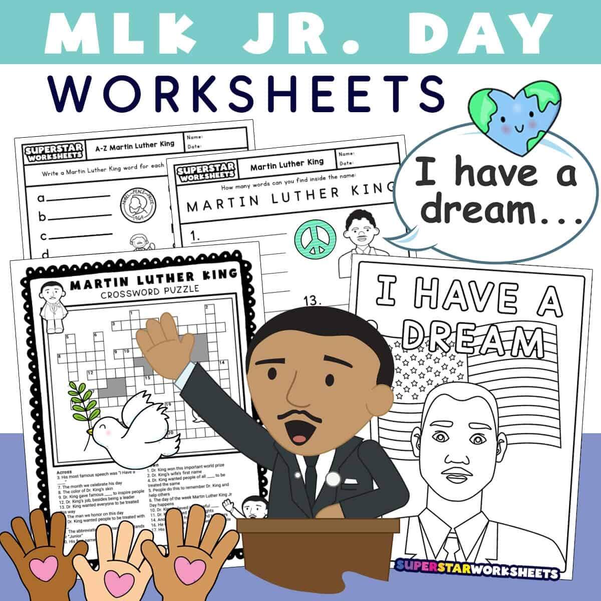 Martin Luther King Jr Worksheets Free Printables Superstar Worksheets Martin Luther King Jr Worksheets Free Printables Superstar Worksheets