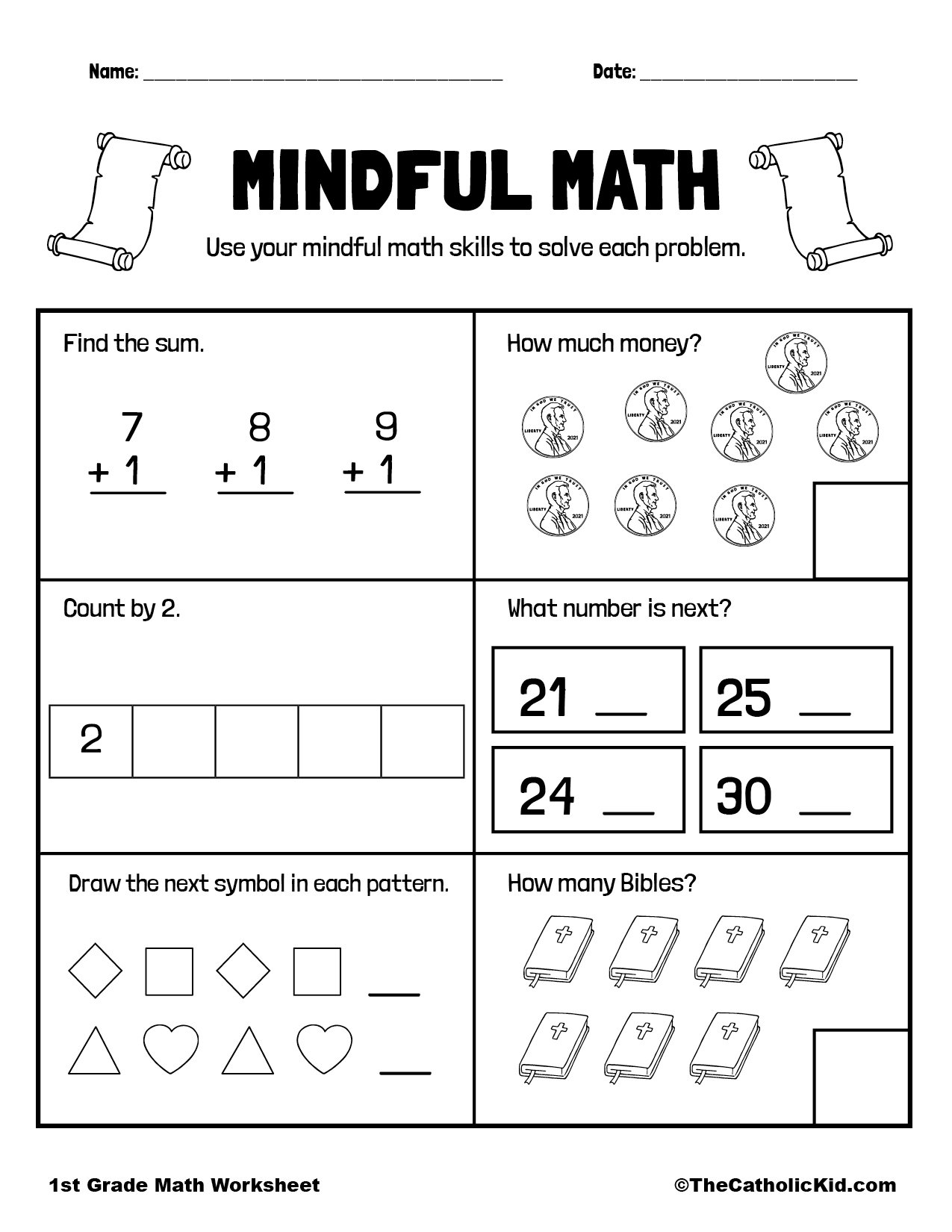 1st Grade Worksheets Free PDFs And Printer Friendly Pages