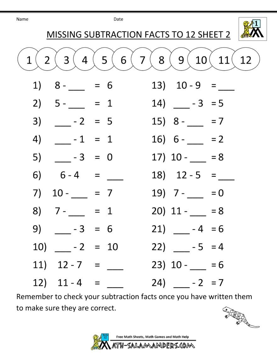 Addition Math Worksheets Adding By 2 Numbers 1 20 PDF Printable Etsy