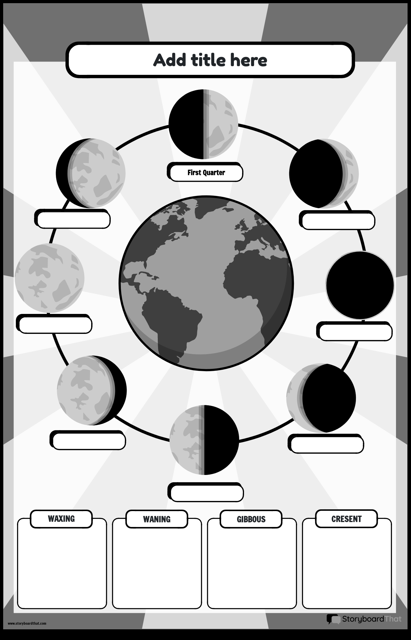 Moon Phases Posters Free Customizable Storyboard That Moon Phases Posters Free Customizable Storyboard That