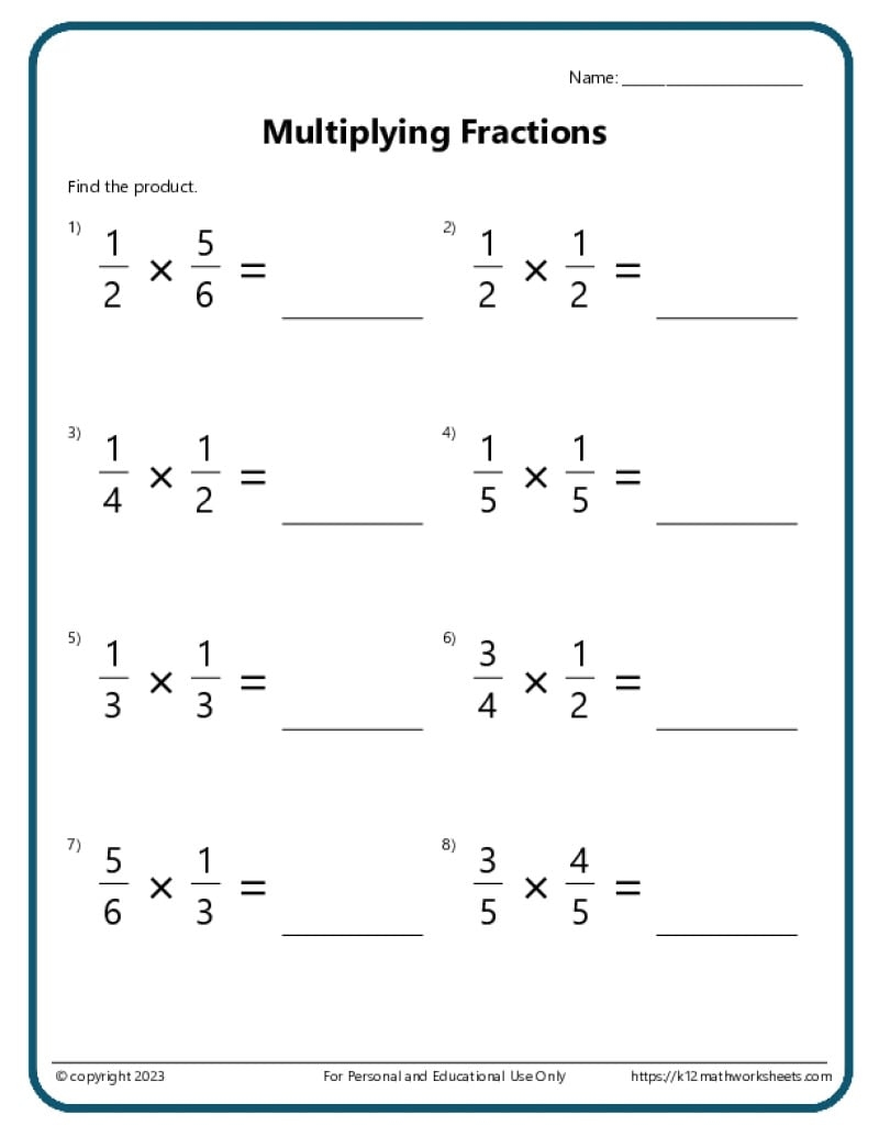 Free Printable Fractions Worksheets Comparing Identifying Free Printables Lettering SVG Files Tools Apps