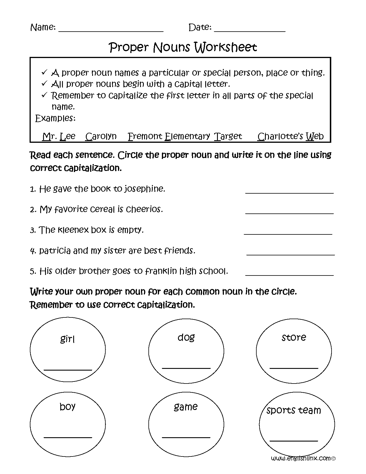 Printable Plural Nouns Worksheets For Kids Tree Valley Academy