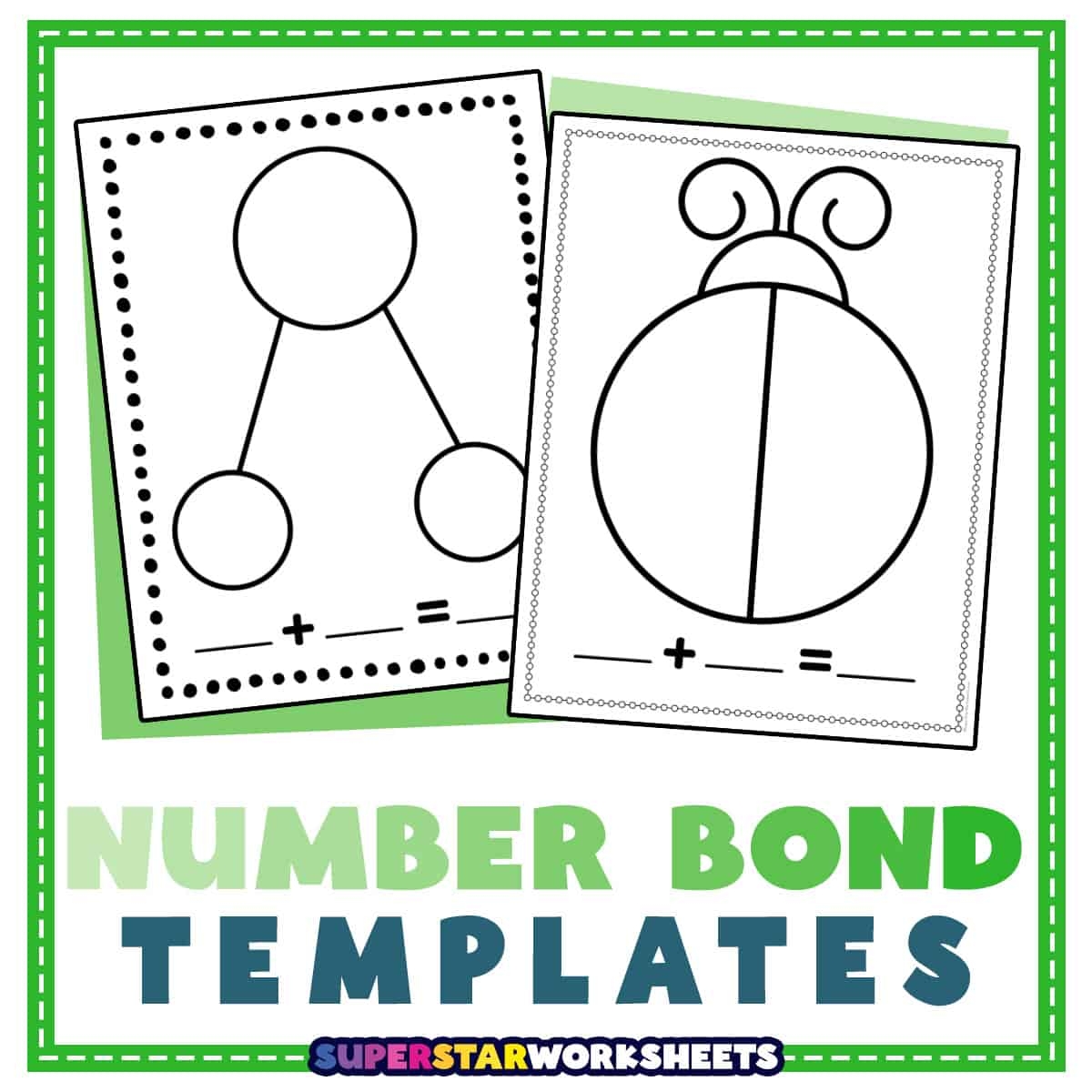 Number Bond Template Free Printables Superstar Worksheets Number Bond Template Free Printables Superstar Worksheets