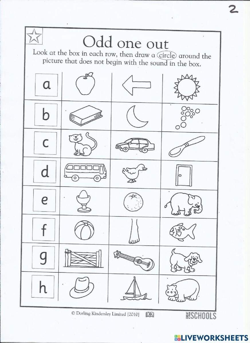 Odd One Out Online Exercise For Worksheets Library