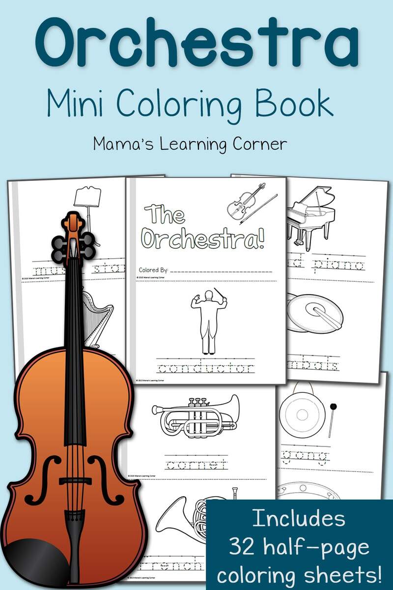 Instruments Of The Orchestra Study FREE Orchestra Stage Pieces Color In My Piano