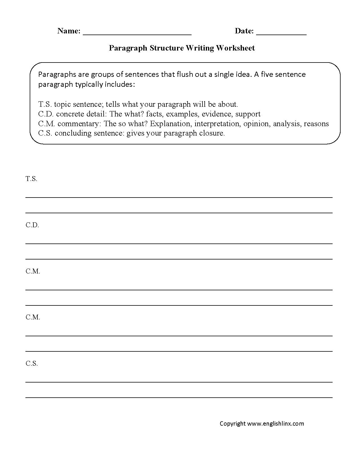 Paragraph Writing Worksheets Free Printable Writing Practice Printable Paragraph Worksheets