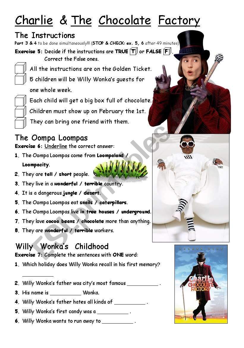 18 Willy Wonka Coloring Pages Free PDF Printables