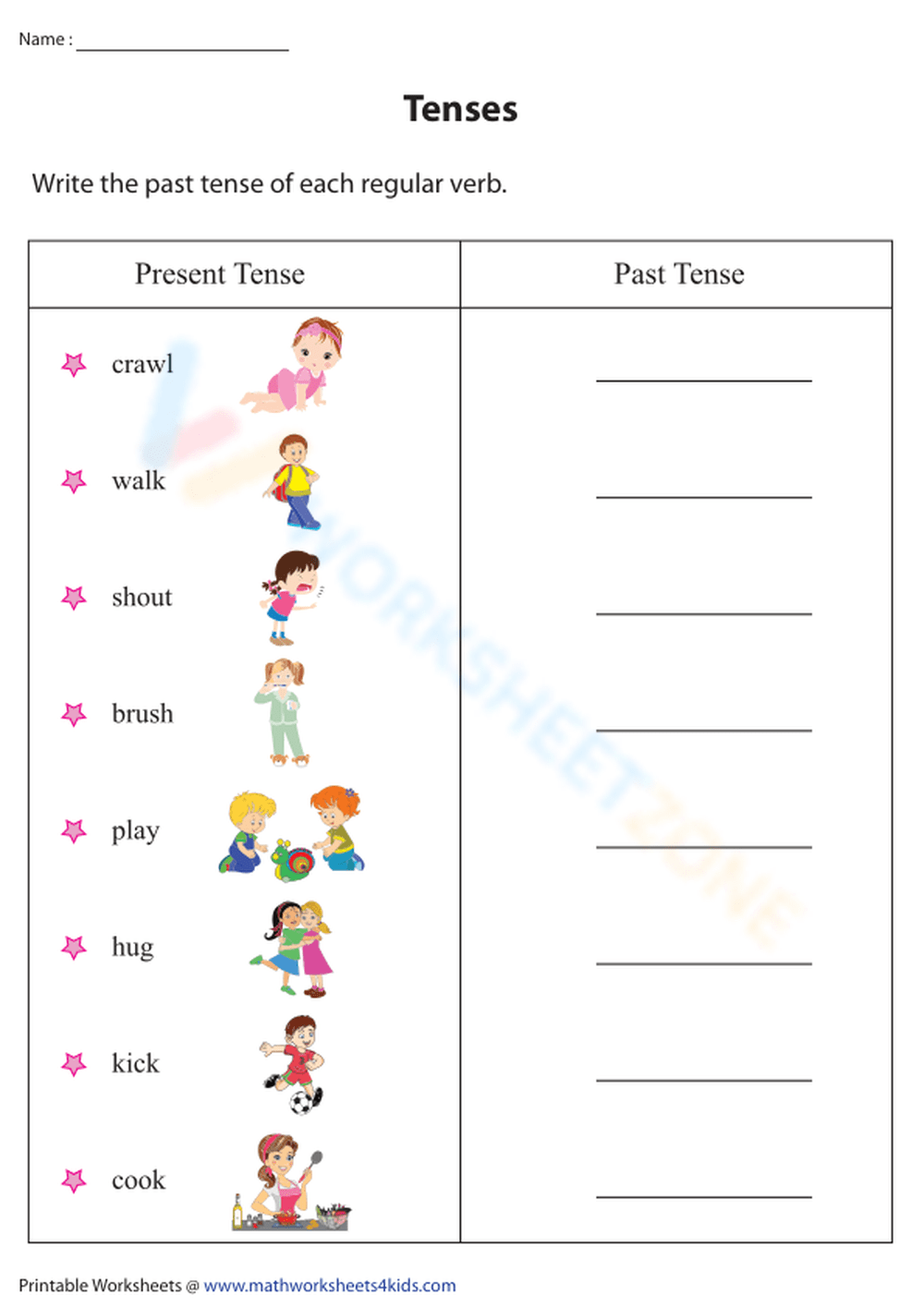 PAST SIMPLE Regular Verbs English ESL Worksheets Pdf Doc Worksheets Library PAST SIMPLE Regular Verbs English ESL Worksheets Pdf Doc Worksheets Library