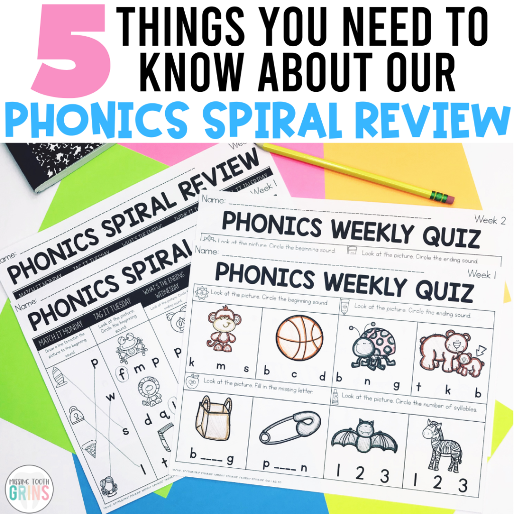 Phonics Spiral Review 6 Things You Need To Know Missing Tooth Grins